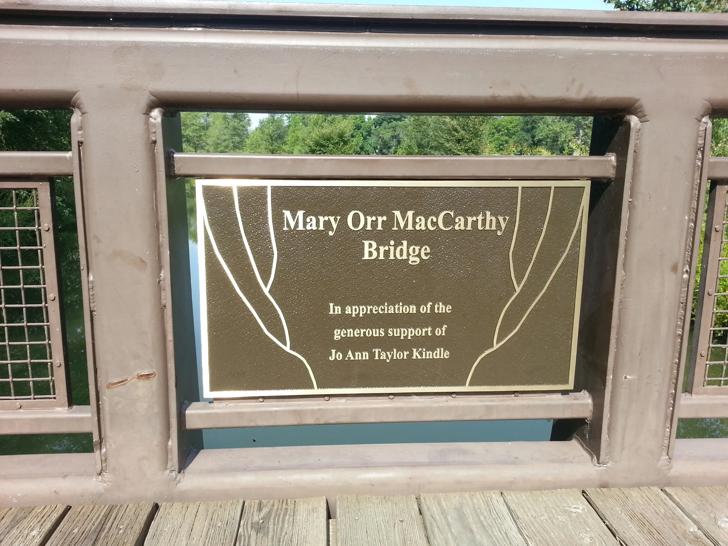 Plaque and installation project 1 from the Arch casting gallery