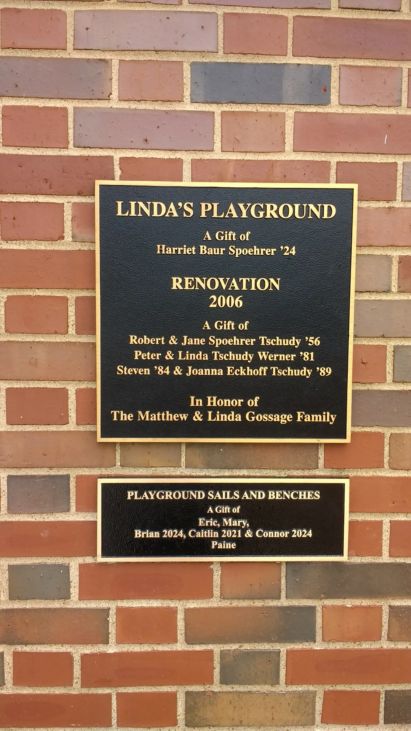 Custom plaque and installation project 6