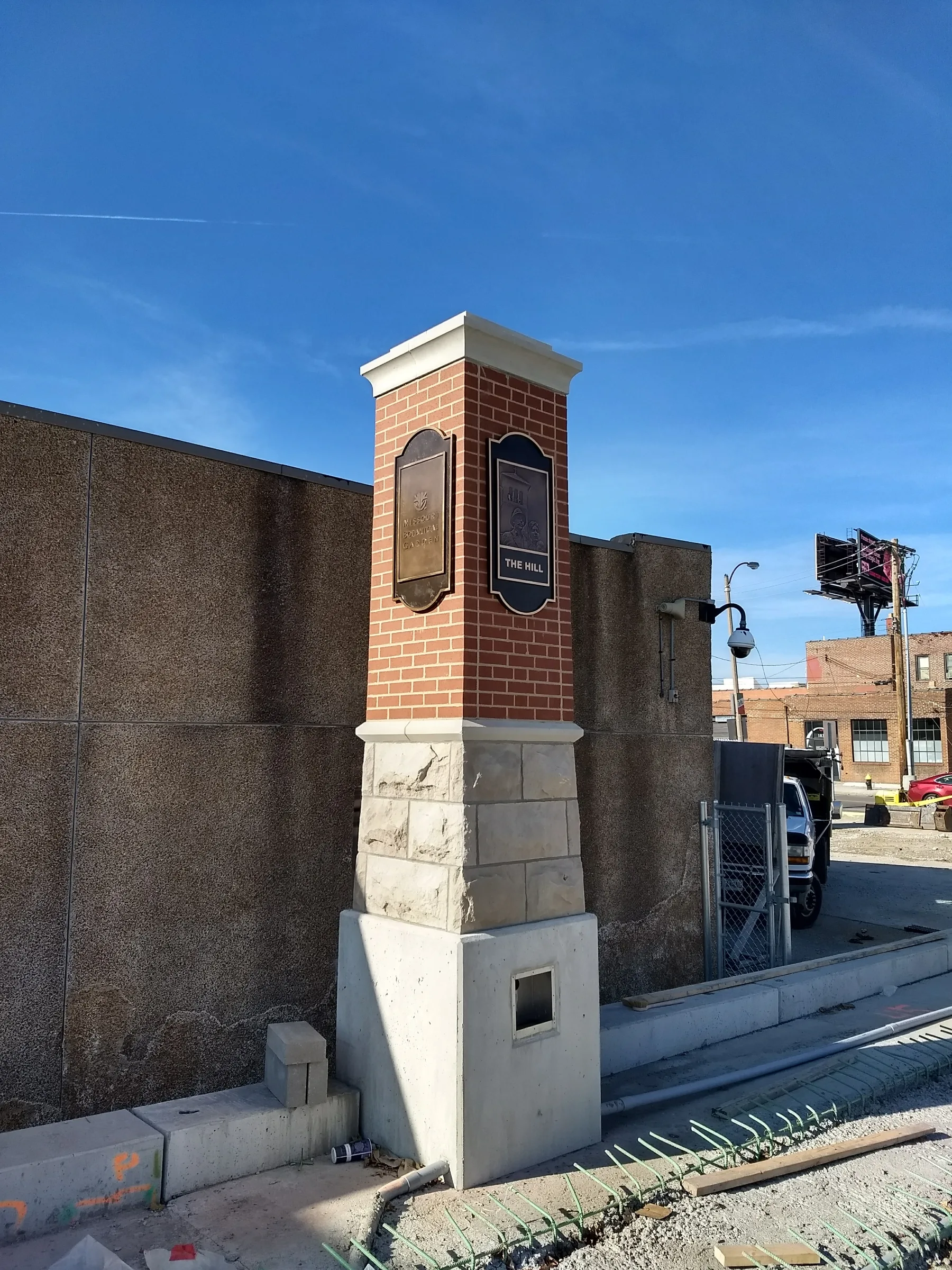 Custom plaque and installation project 12