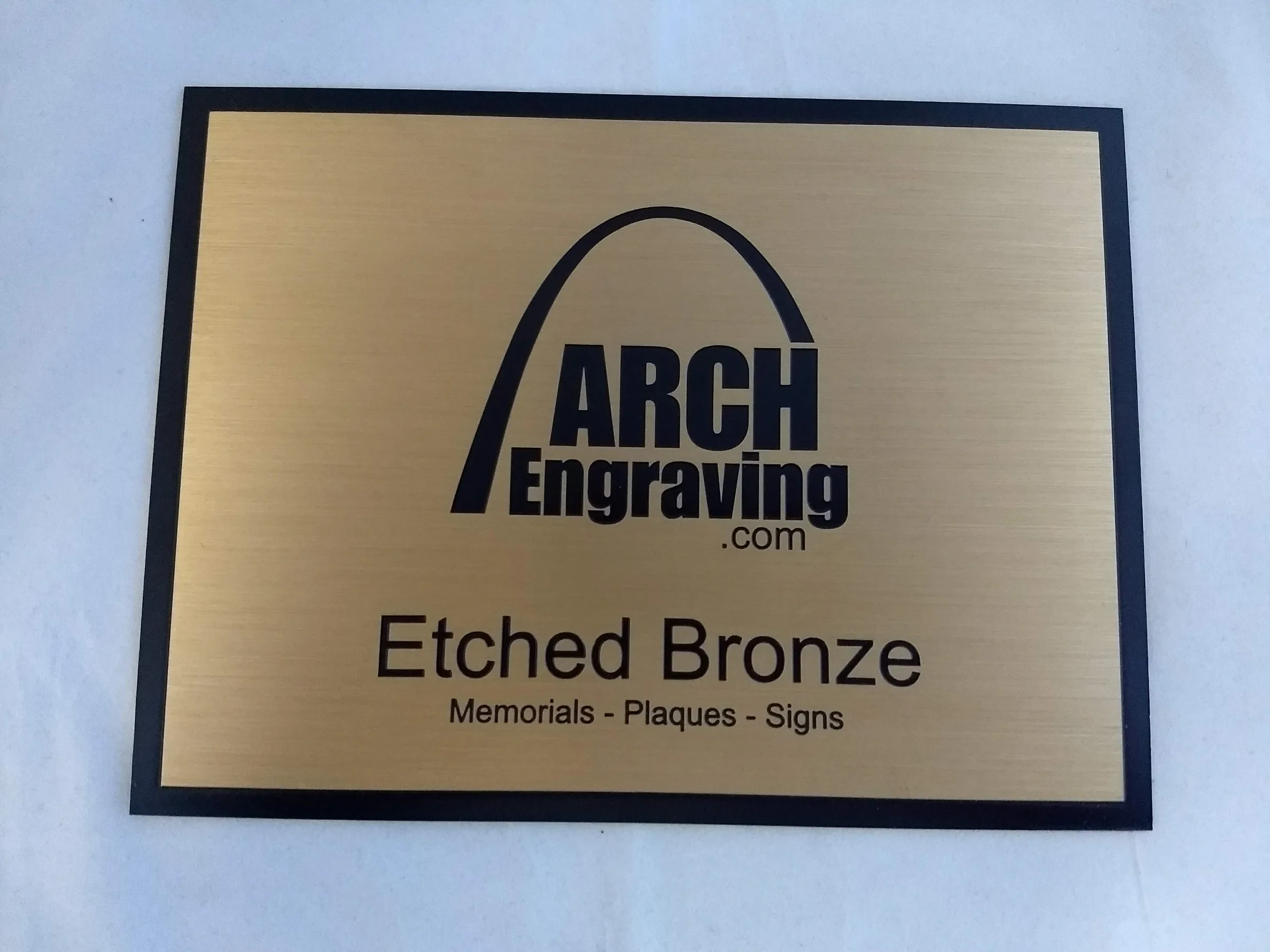Custom plaque and installation project 21