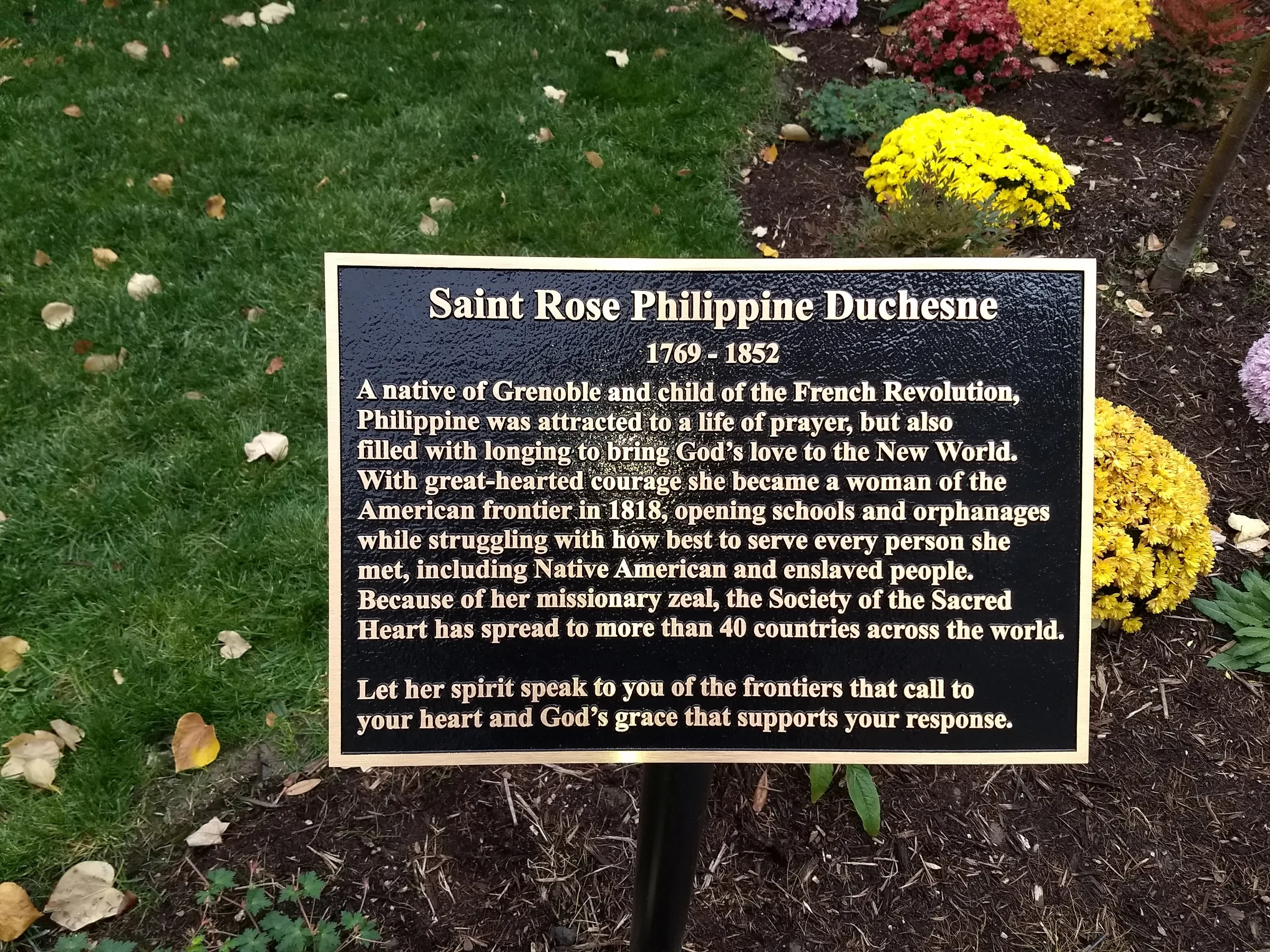 Custom plaque and installation project 24