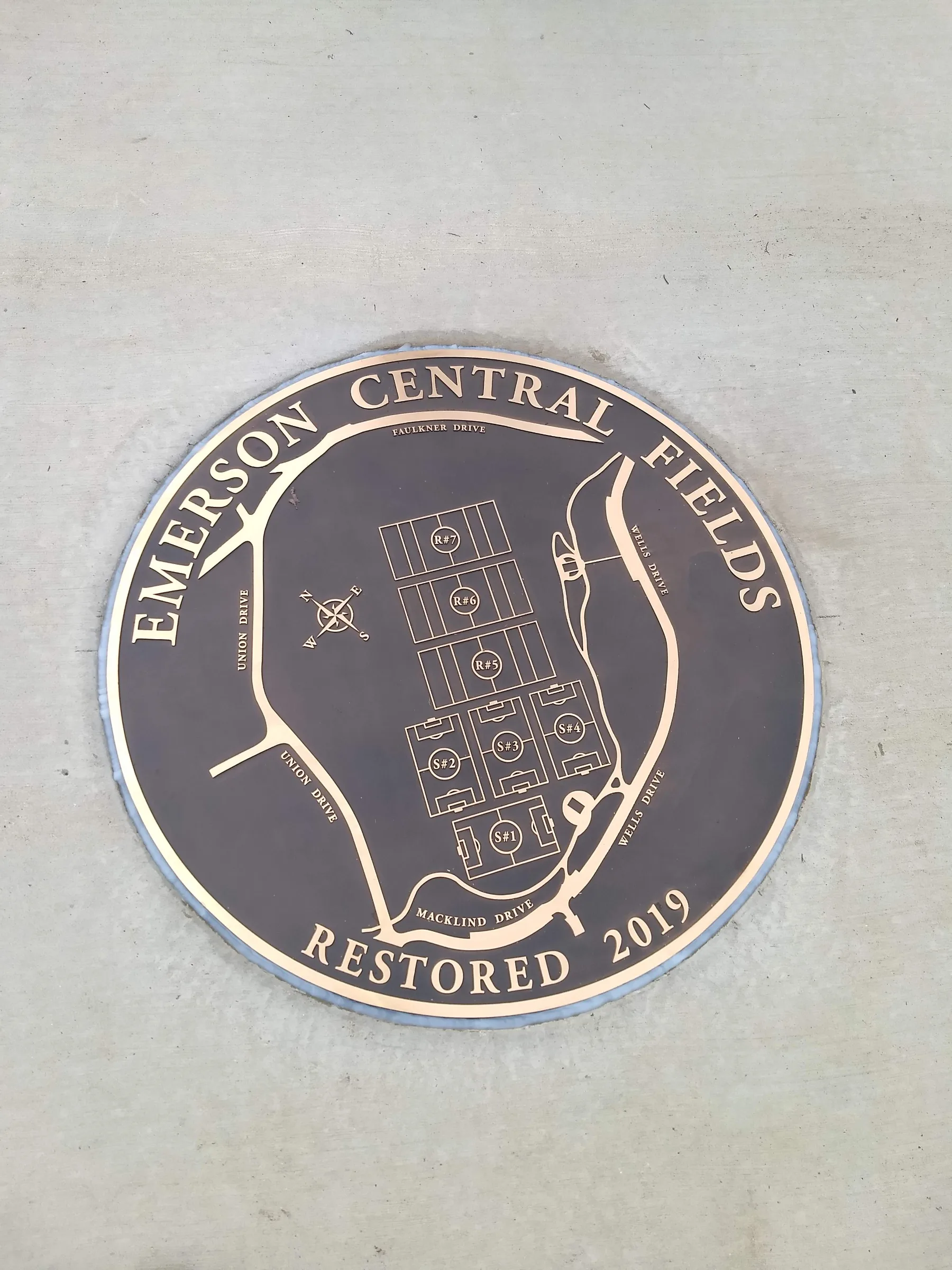 Custom plaque and installation project 26