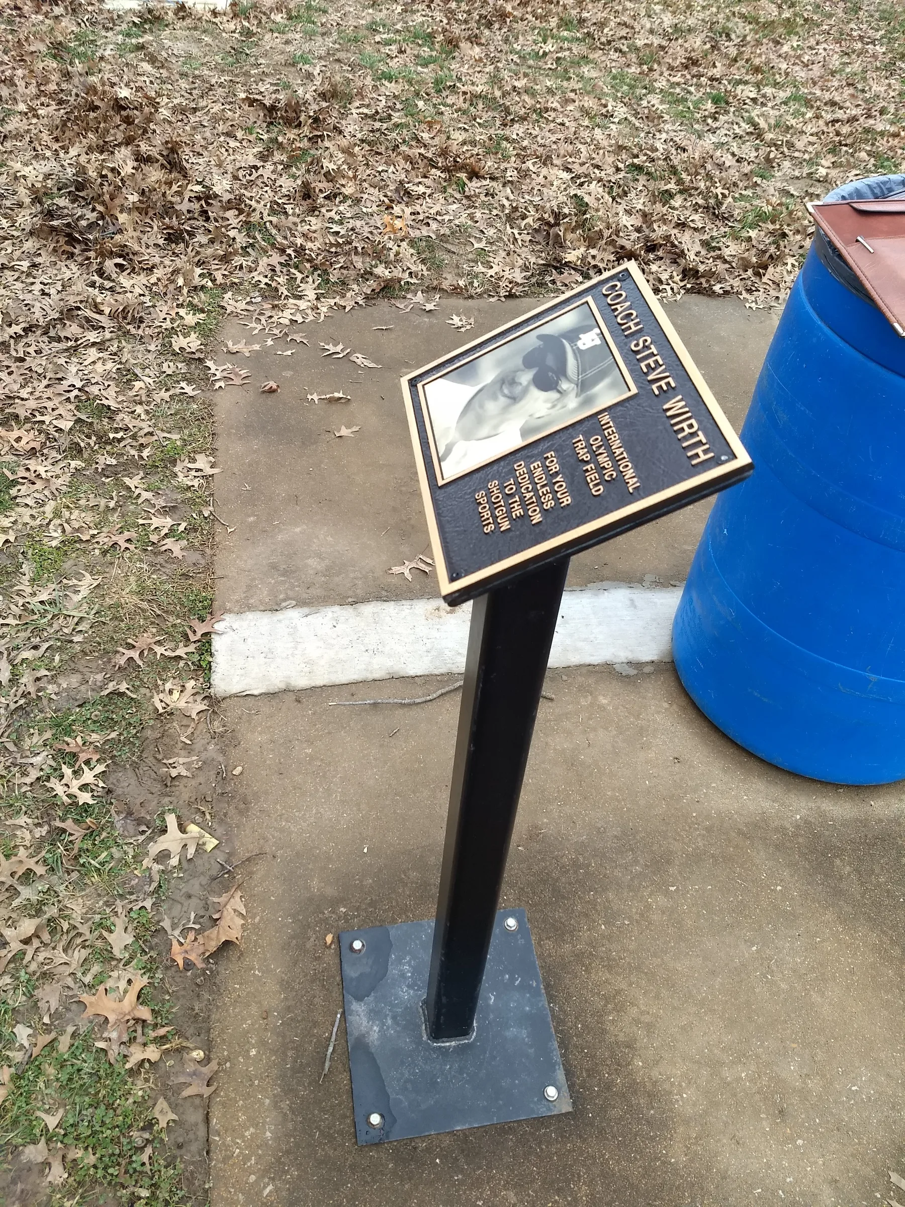 Custom plaque and installation project 33