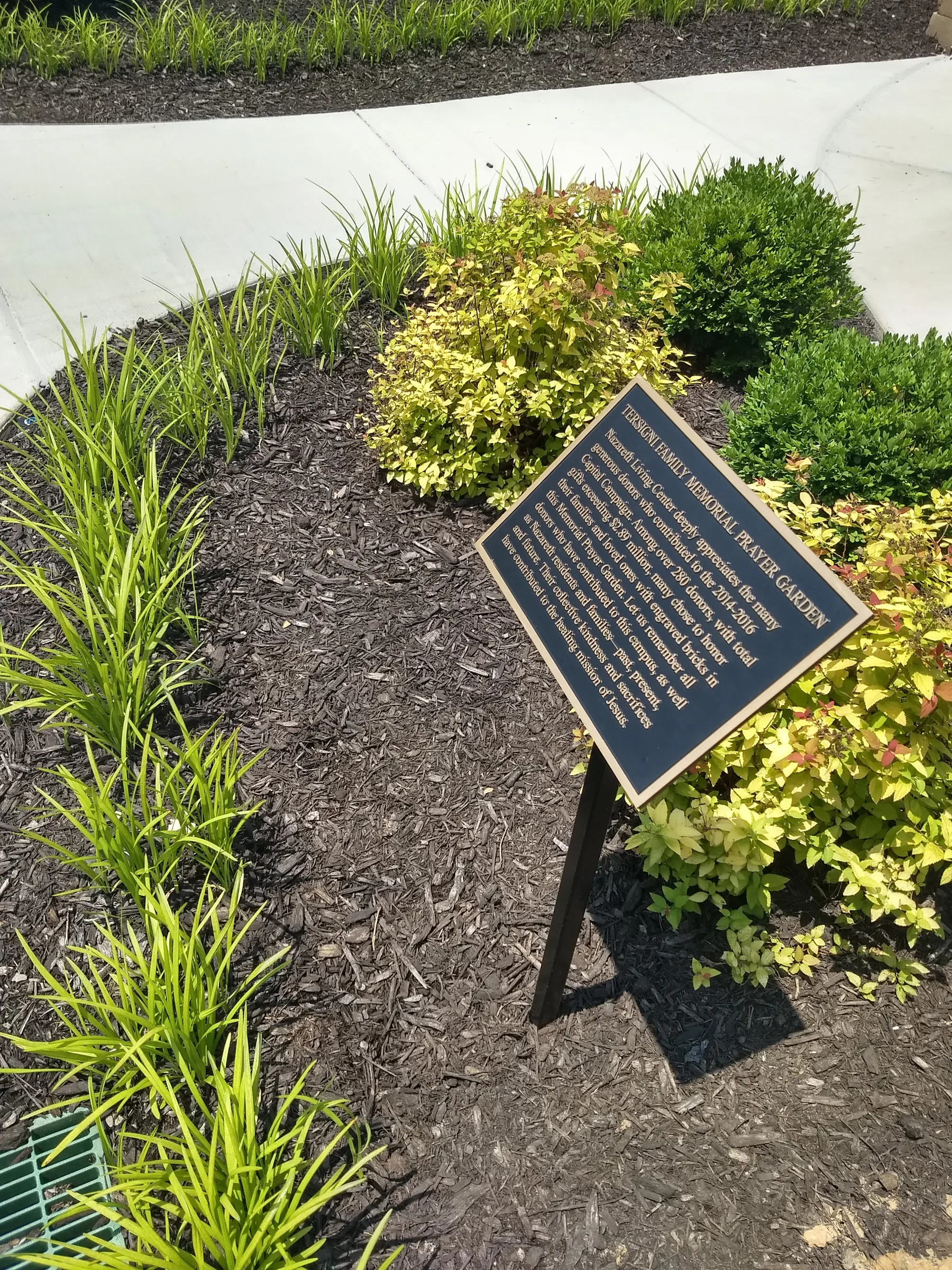 Custom plaque and installation project 34
