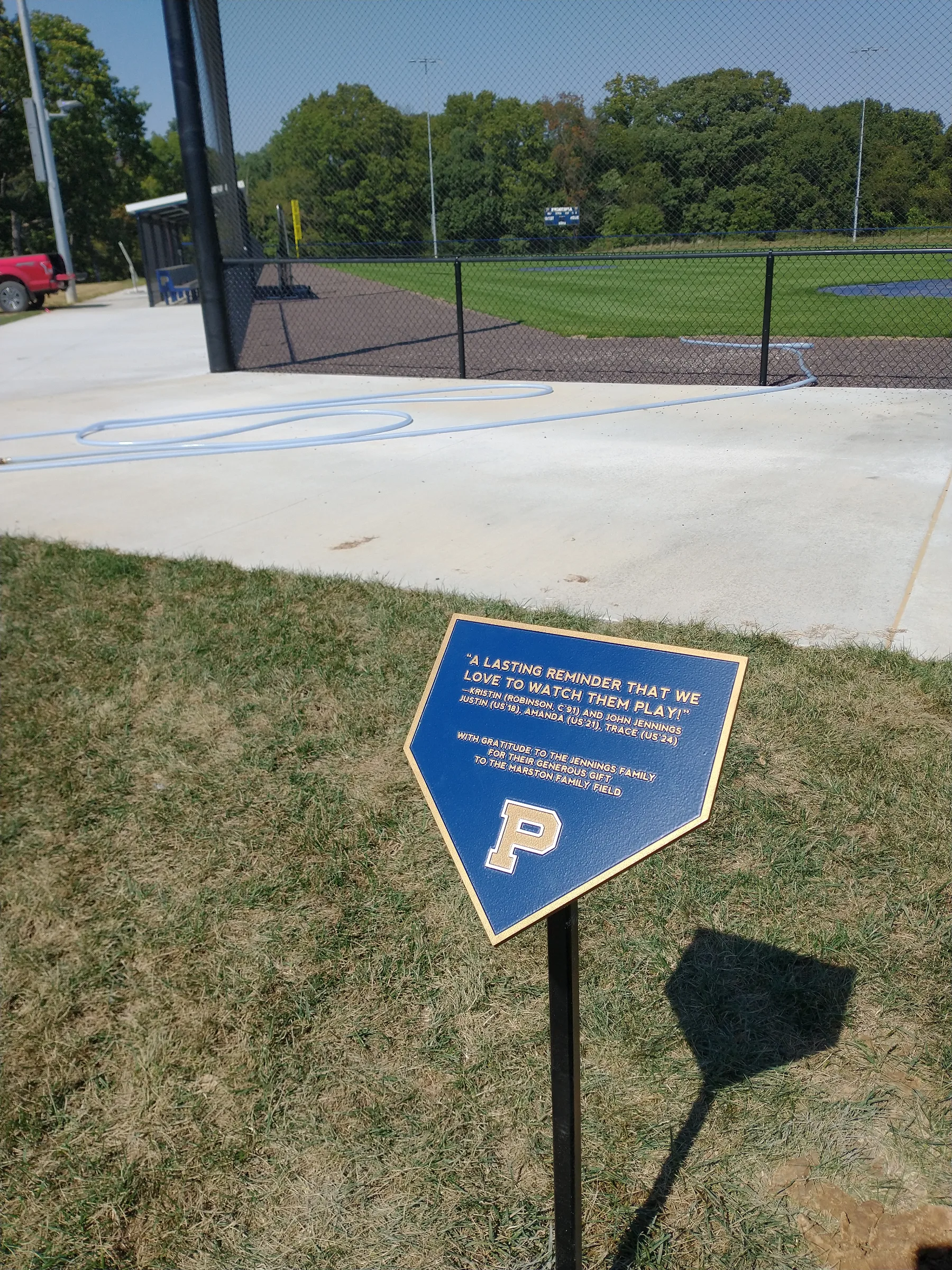 Custom plaque and installation project 43
