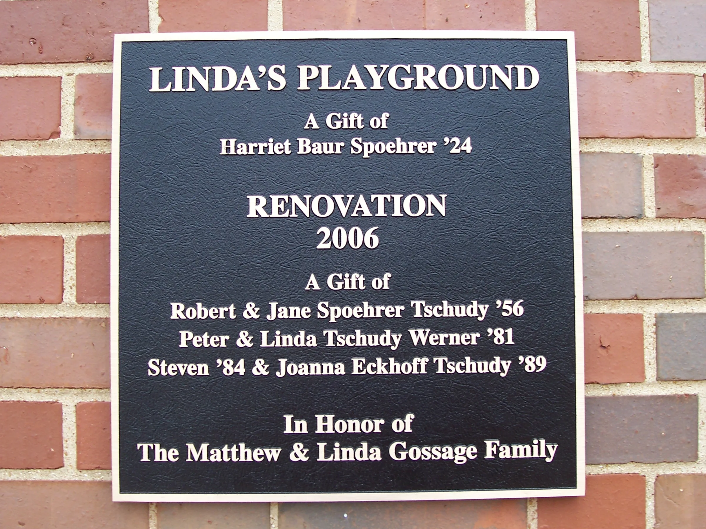 Custom plaque and installation project 49
