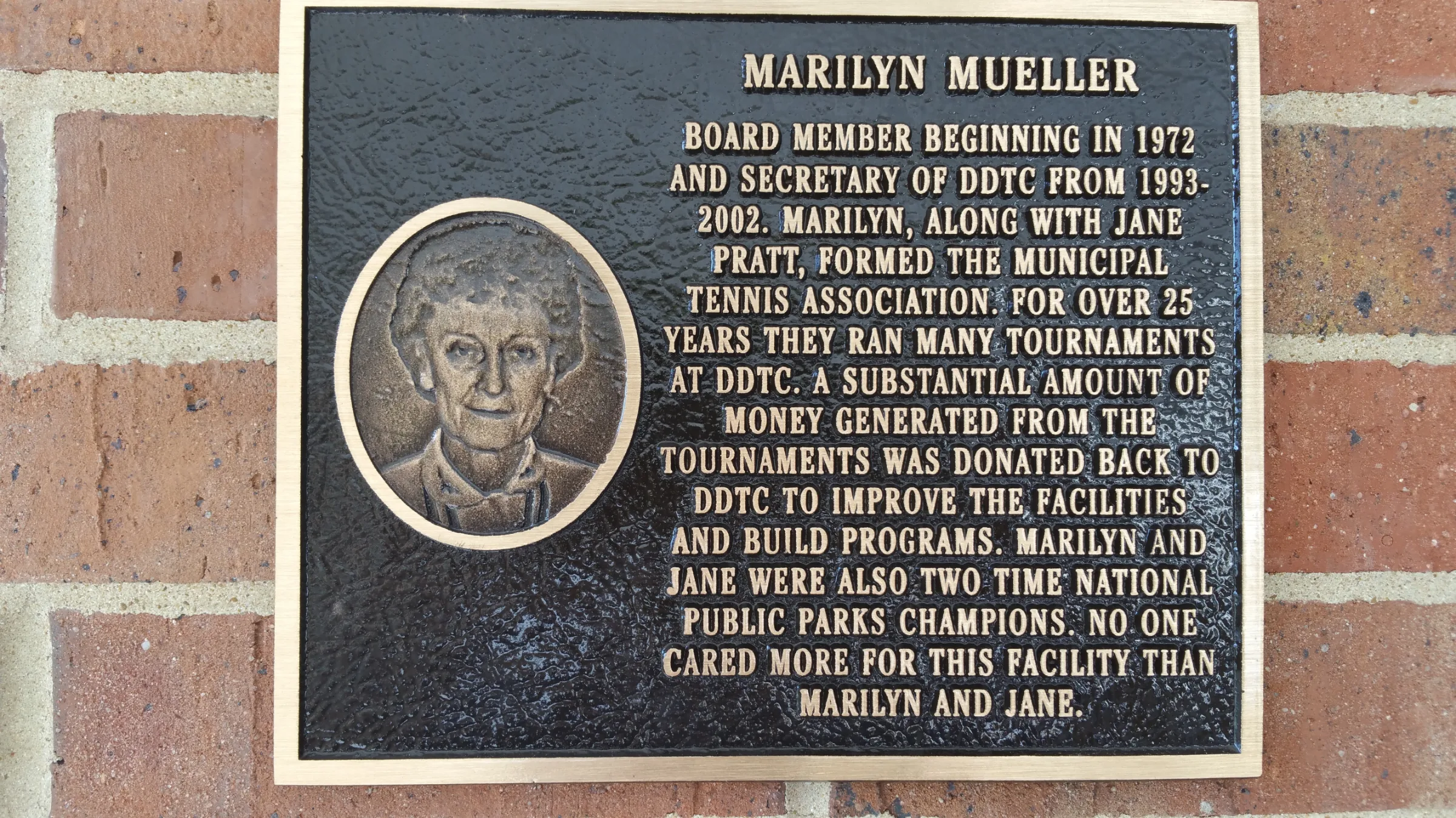 Custom plaque and installation project 54