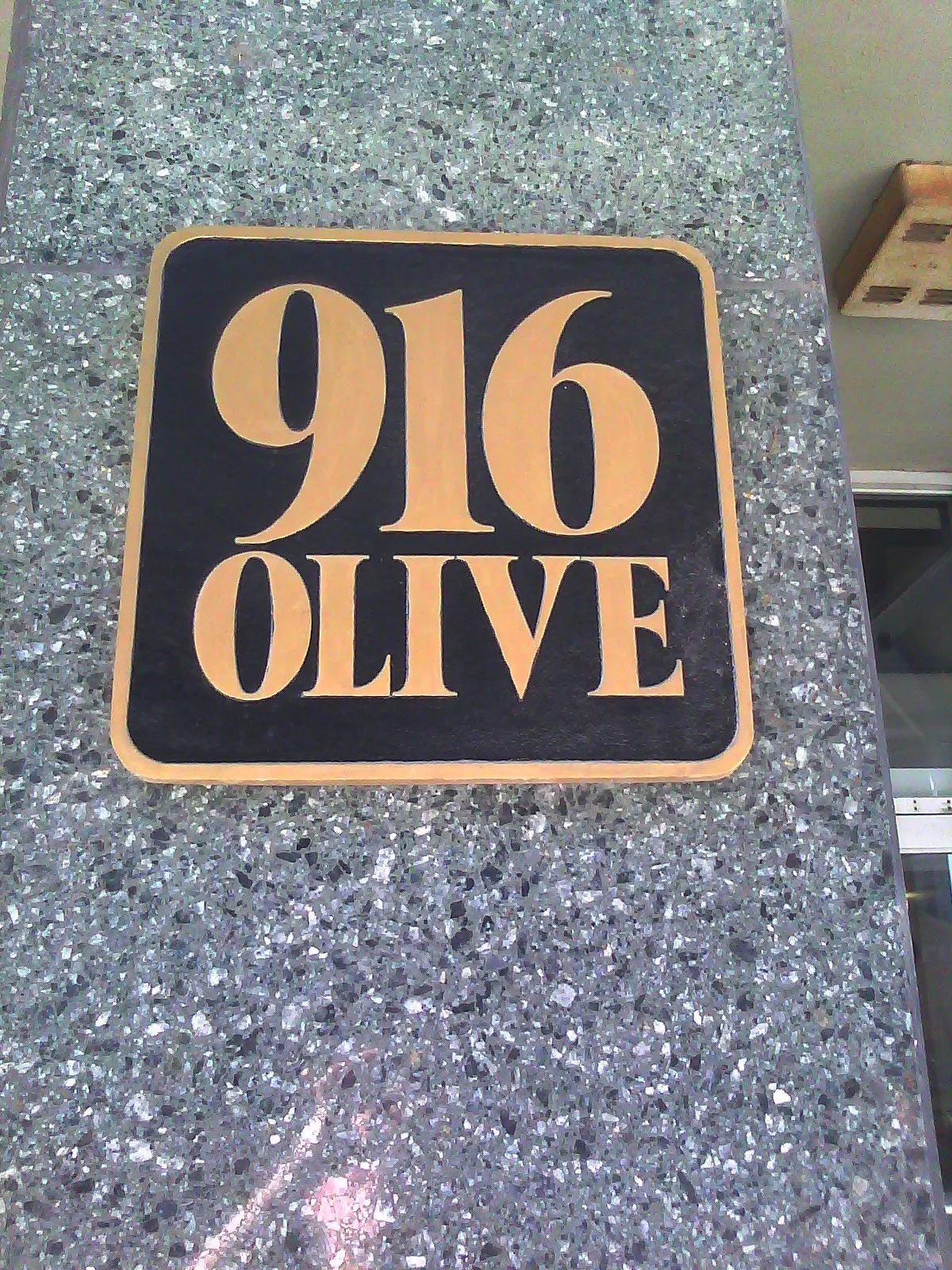 Custom plaque and installation project 50