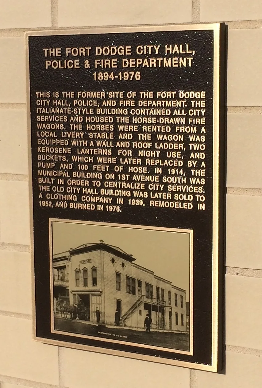 Custom plaque and installation project 58