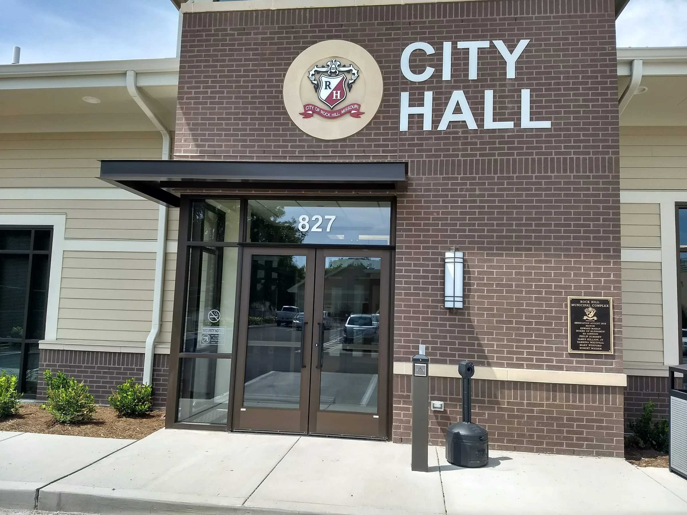 Custom plaque and installation project 72