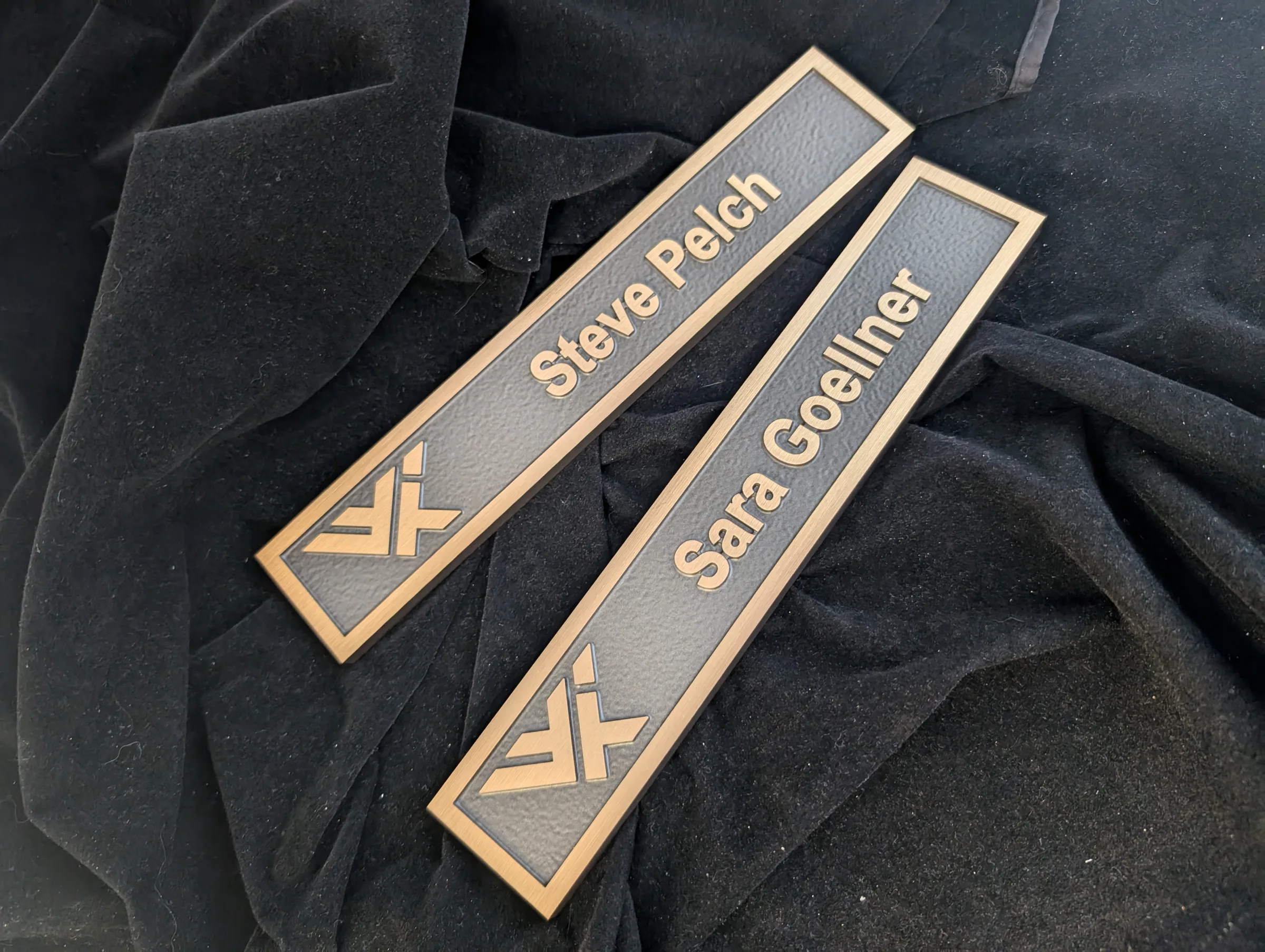 Custom plaque and installation project 78