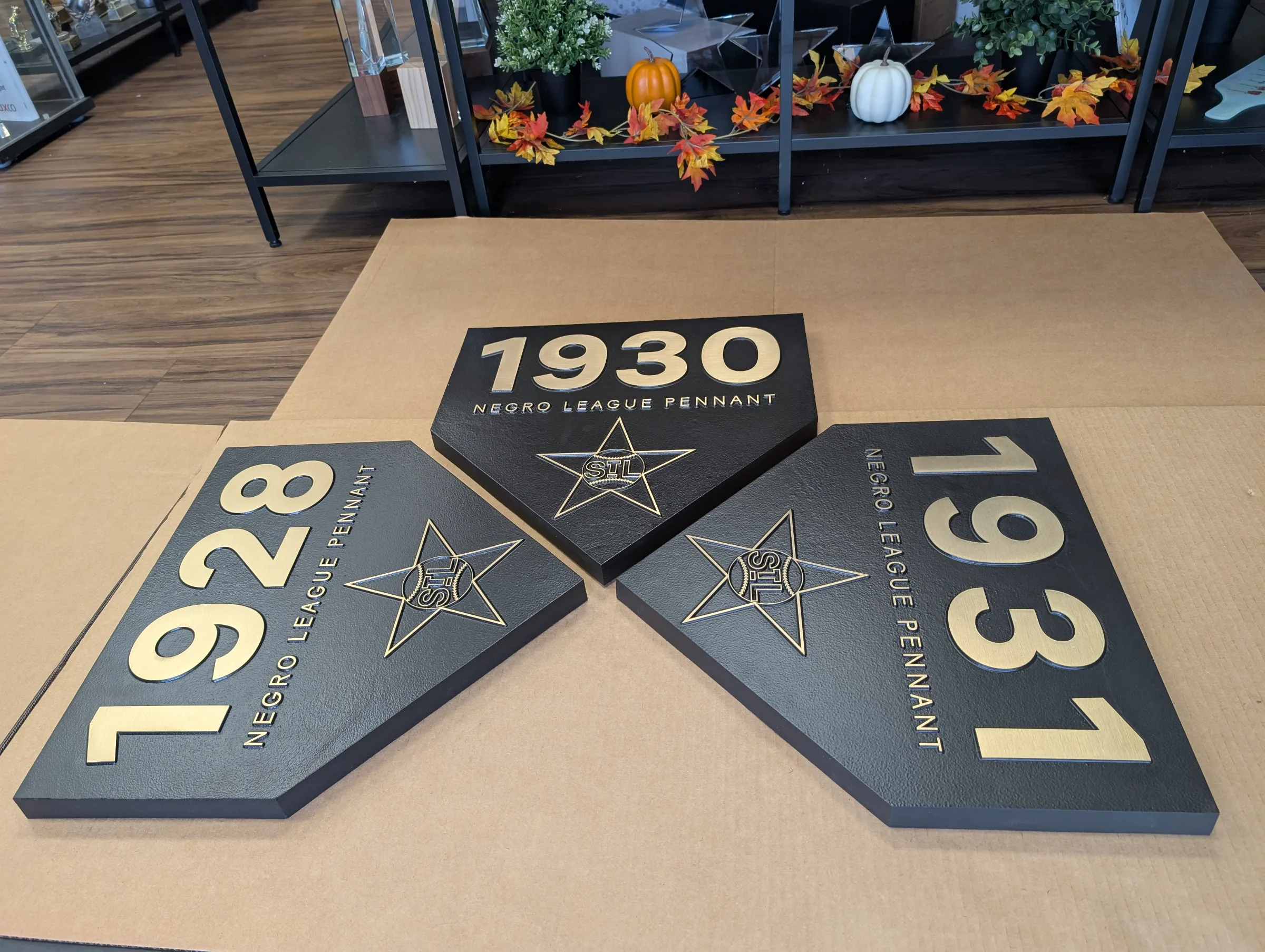 Custom plaque and installation project 88