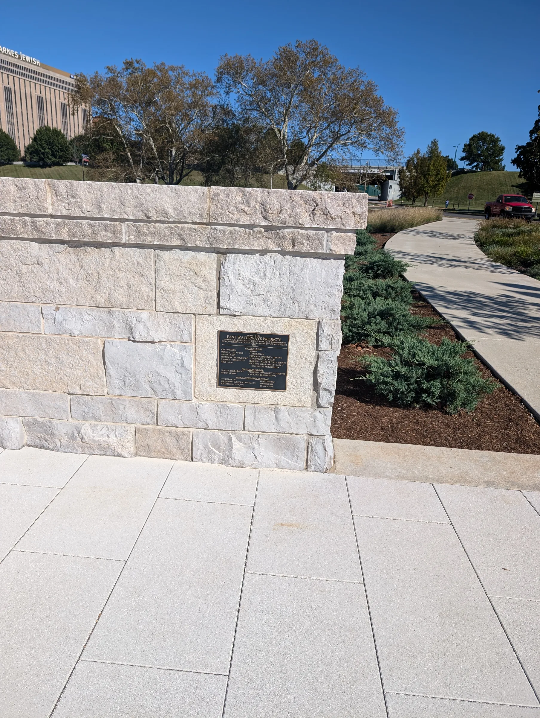 Custom plaque and installation project 89
