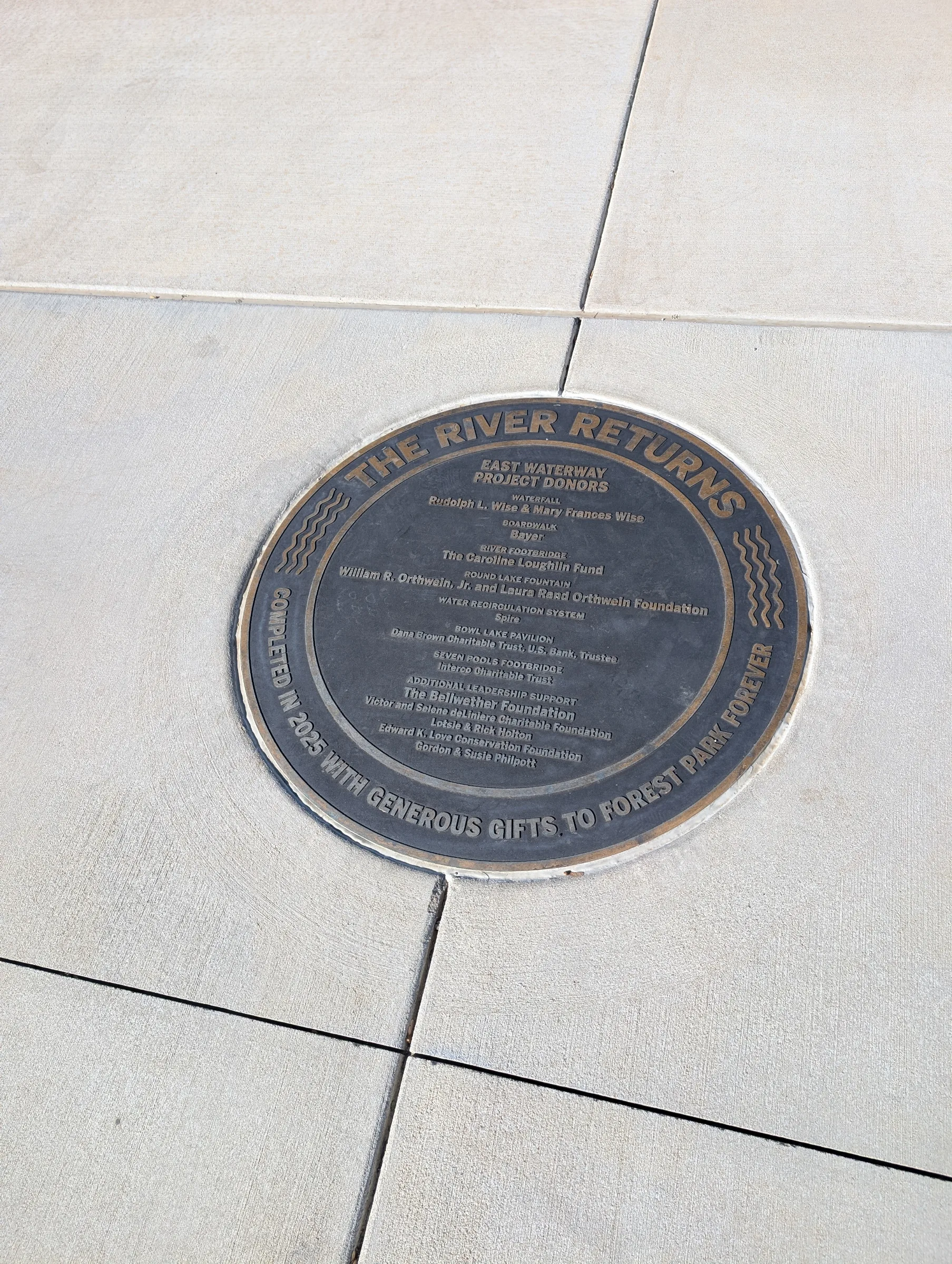 Custom plaque and installation project 91