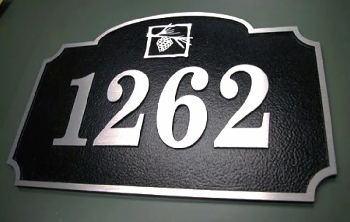 Custom plaque and installation project 55