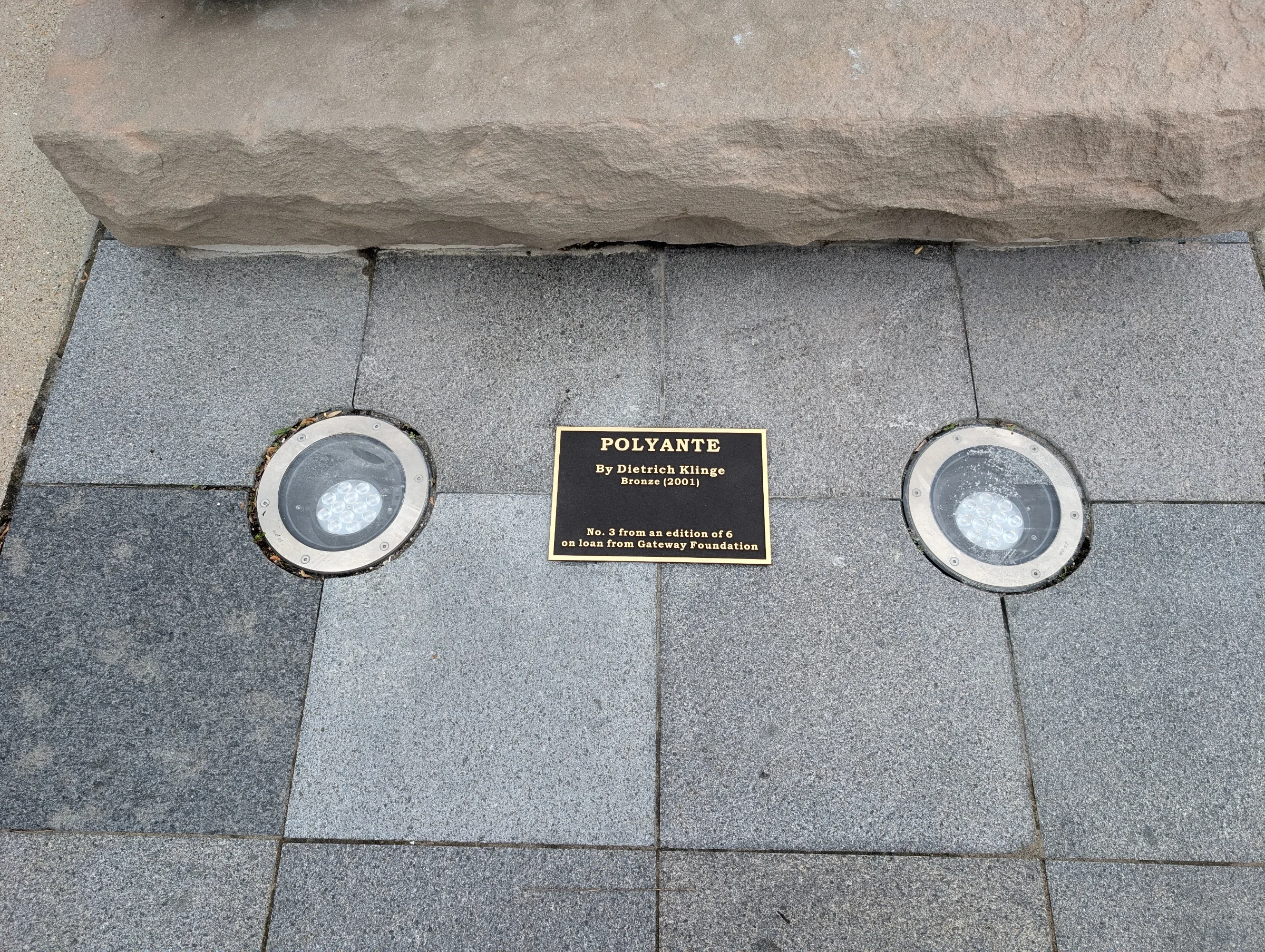 Custom plaque and installation project 97